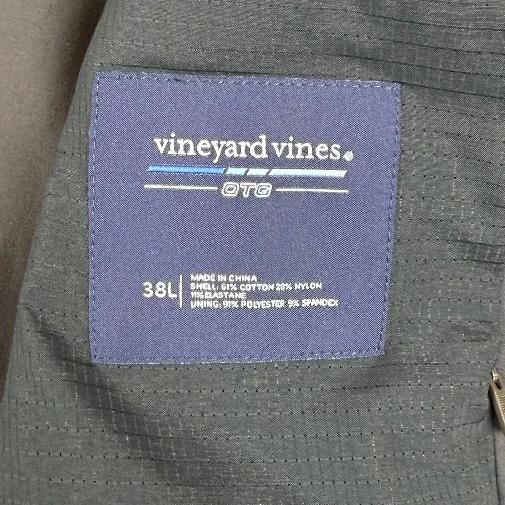 NEW Vineyard Vines Mens 38L Dark Night On-The-Go Performance Stretch Blazer